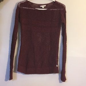 American eagle striped knit sweater